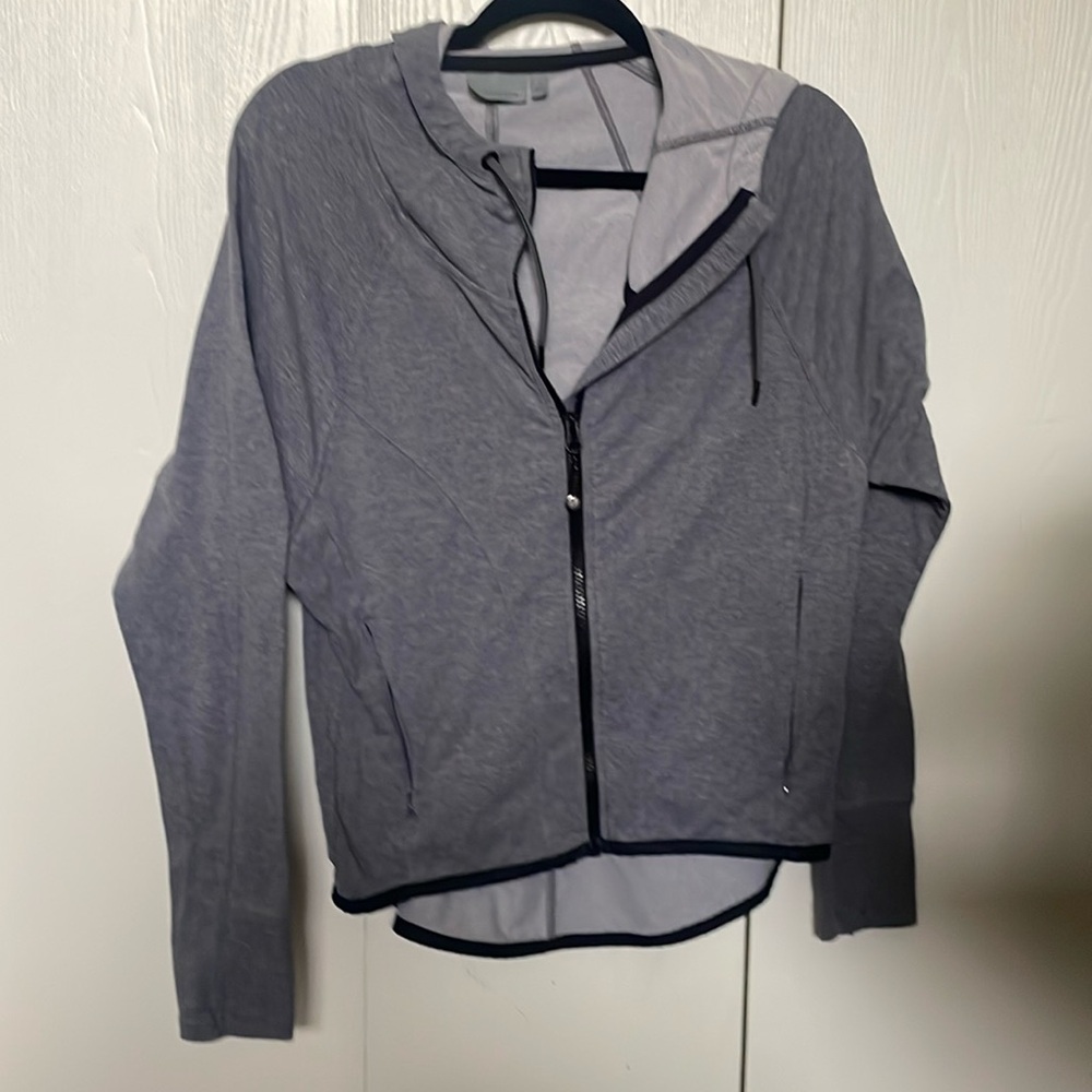Athleta zip up hooded sweatshirt size S
